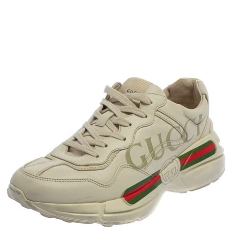 off-white gucci collab|Gucci groovy shoes.